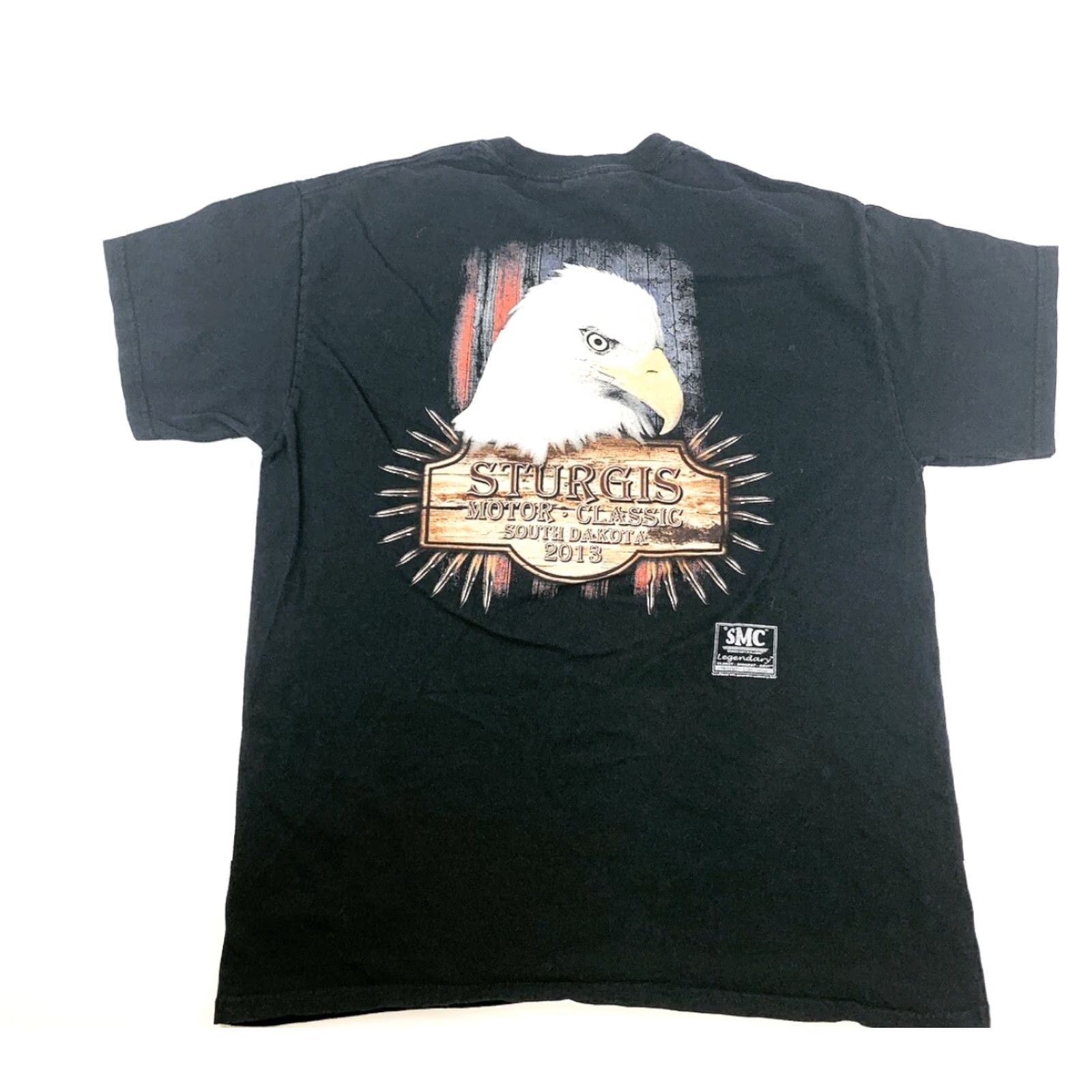 Anvil VINTAGE Sturgis Classic T Shirt Men’s Large Black South Dakota Motor 2013 Short Sleeve Mens Graphic Tee Size US L / EU 52-54 / 3 - 4 Thumbnail