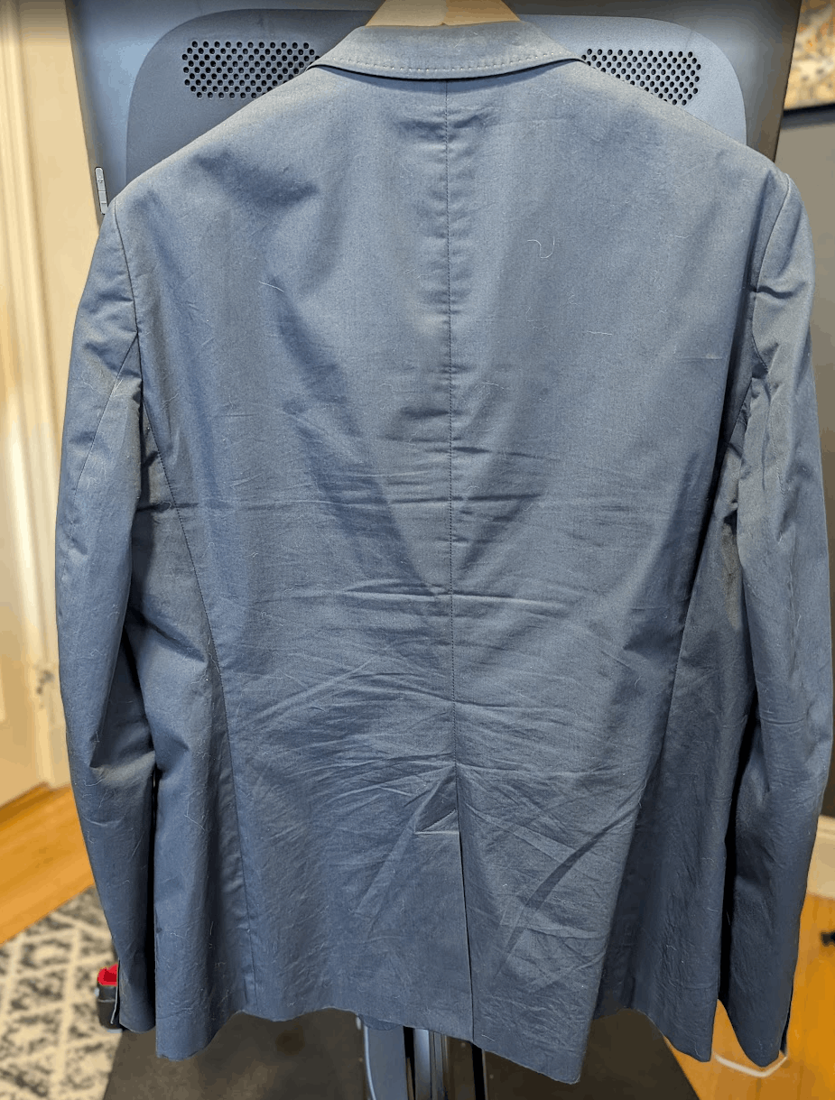 Ted Baker Ted Bake - Cotton Navy Blazer Size 42R - 3 Thumbnail