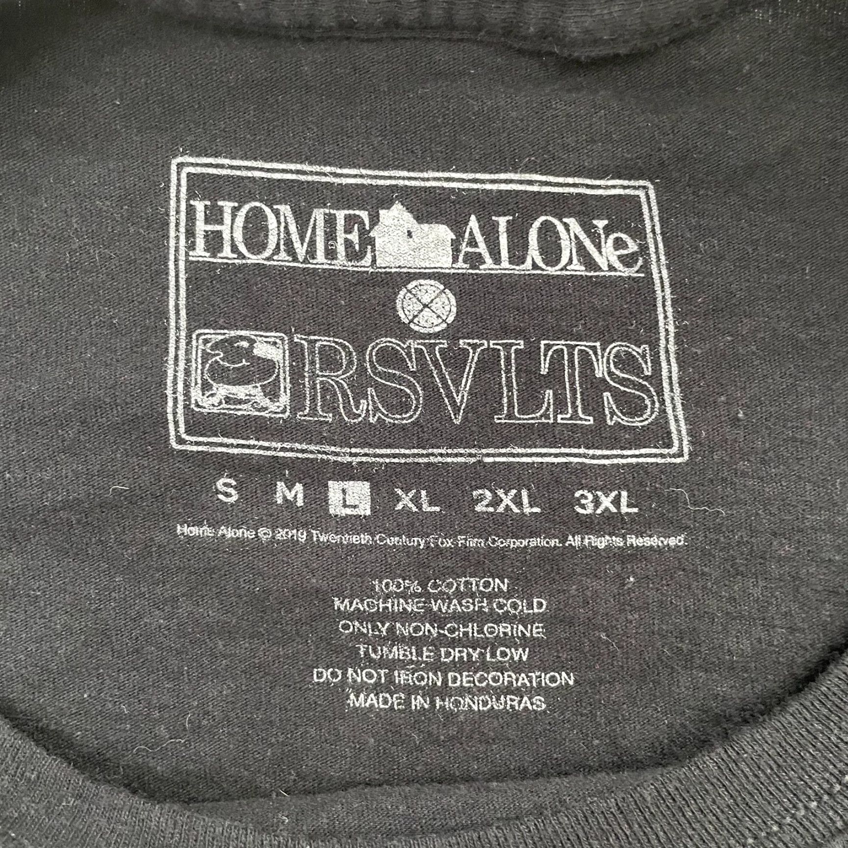Vintage RSVLTS Home Alone Shirt Adult Large Black Wet Bandits Crowbars Harry Marv Mens L Shirt Size US L / EU 52-54 / 3 - 5 Thumbnail
