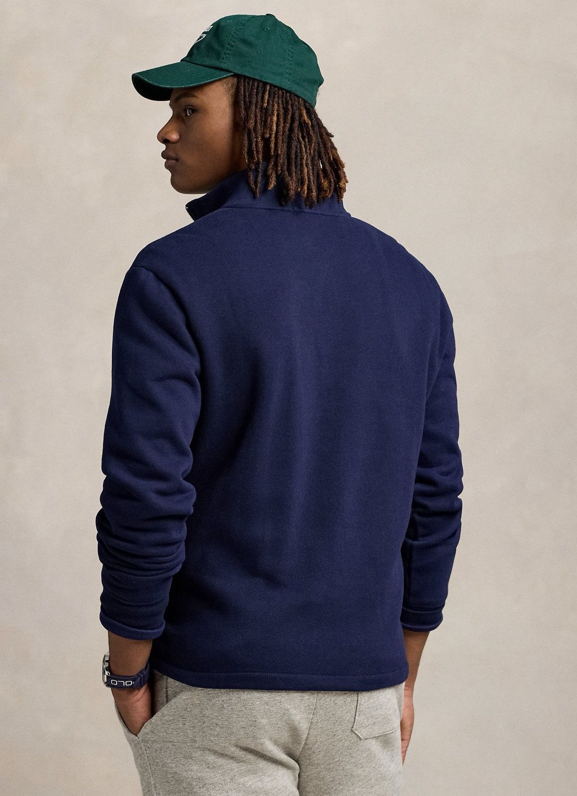 Polo Ralph Lauren Fleece Ralph Lauren Quarter Zip Sweater Size US L / EU 52-54 / 3 - 3 Thumbnail