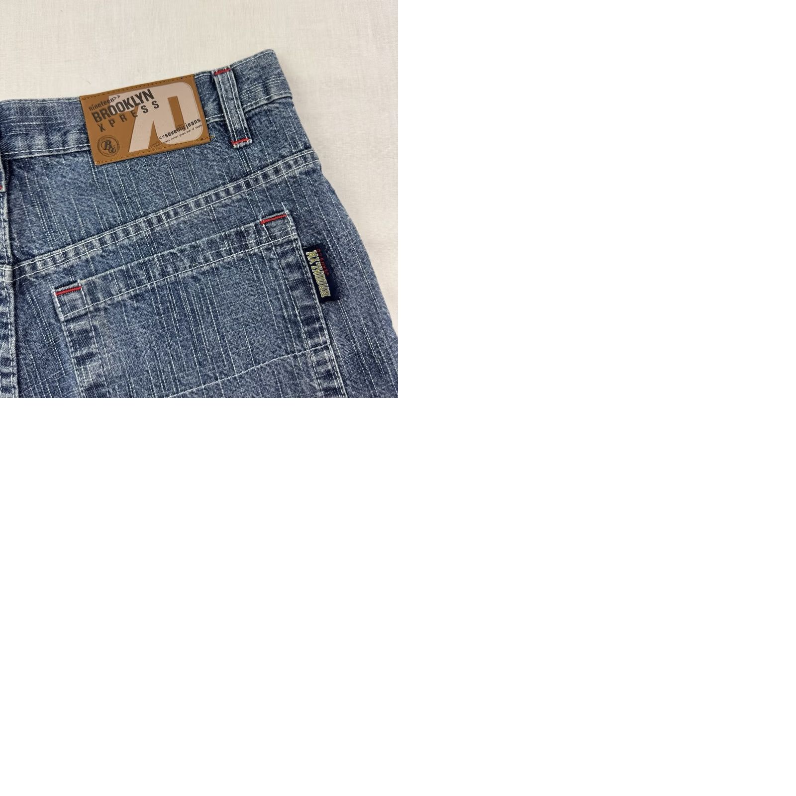 CO VINTAGE Brooklyn Jeans Co Shorts Women 28x11 Baggy Hipster Punk NWT Y2K Grunge Blue 100% Cotton Relaxed Inseam 11 Boys? Womens Size 28" / US 6 / IT 42 - 9 Thumbnail
