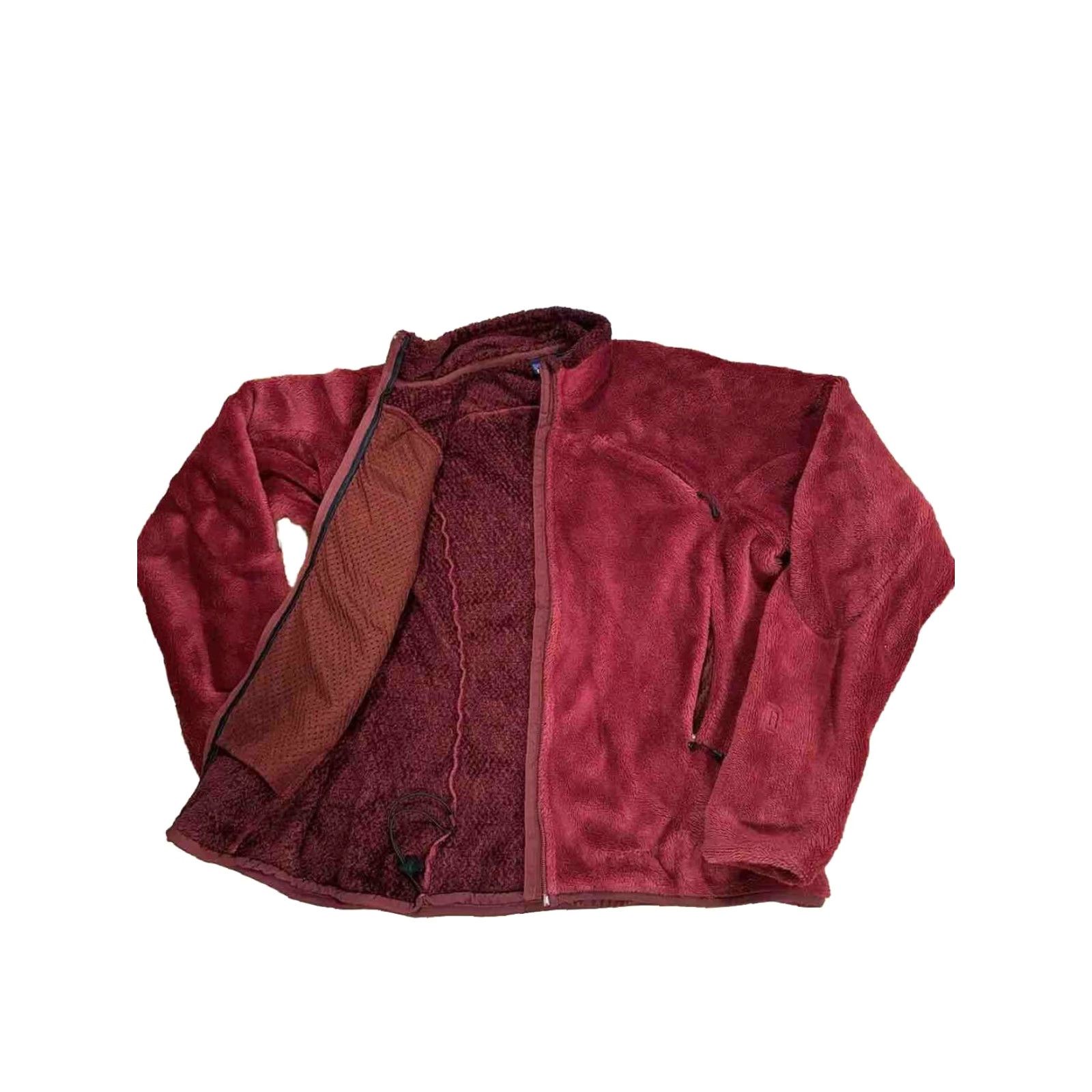 Patagonia VINTAGE Patagonia Jacket Women Med Maroon R4 Regulator Full Zip Deep Pile Polartec Jacket Women Medium Red 90s Outdoor Winter Fall Spring Womens Size M / US 6-8 / IT 42-44 - 7 Thumbnail