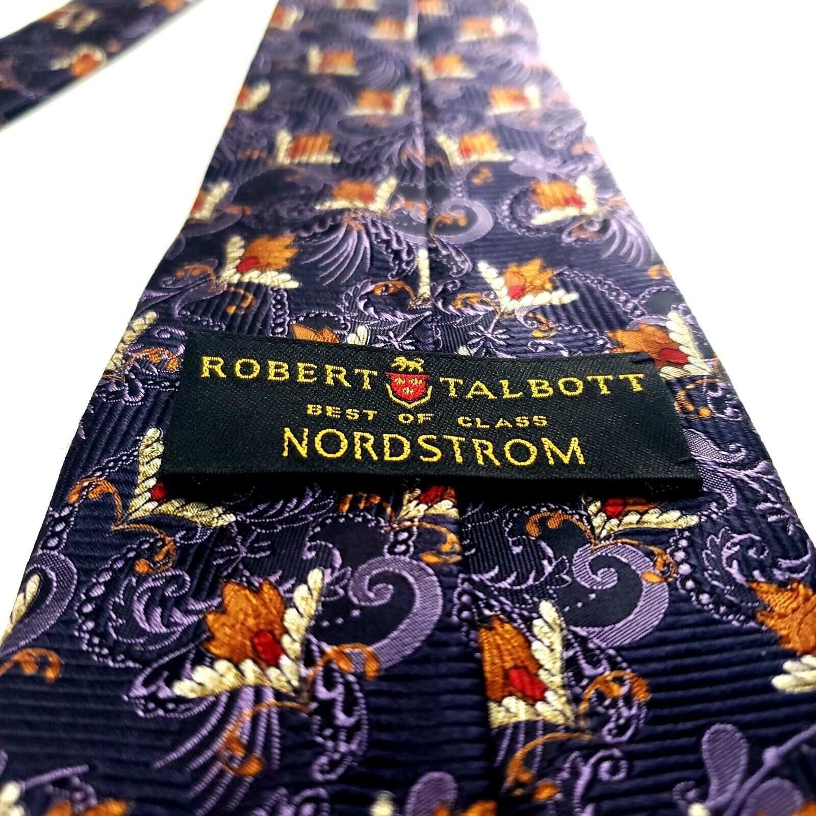 Robert Talbott Robert Talbott Nordstrom Best Of Class Silk Tie Woven Purple Size ONE SIZE - 4 Thumbnail
