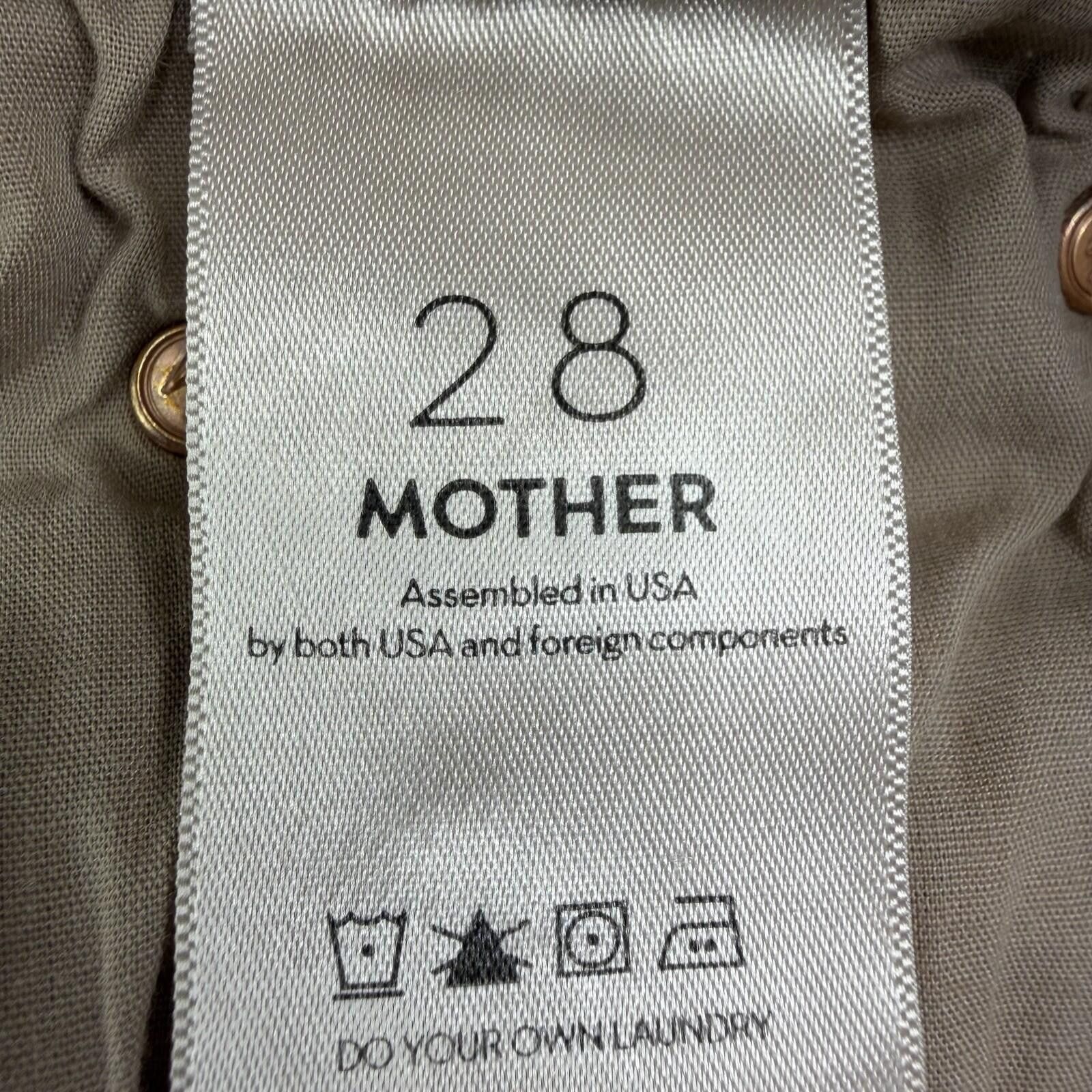 MOTHER MOTHER Ankle Tan Skinny Jeans Women's 28 (fits 27x26) Size 28" / US 6 / IT 42 - 4 Thumbnail