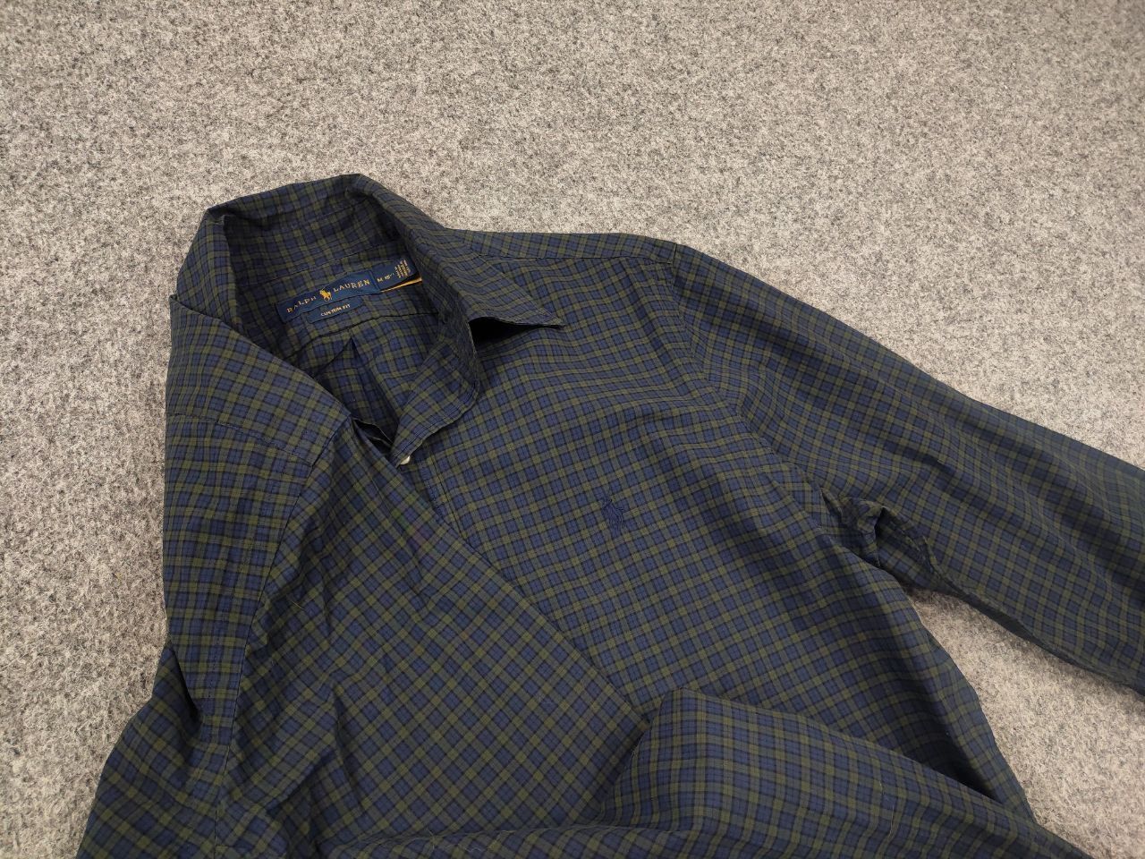 Polo Ralph Lauren Vintage Polo Ralph lauren Blue Check Button Flannel Shirt Size US M / EU 48-50 / 2 - 6 Thumbnail