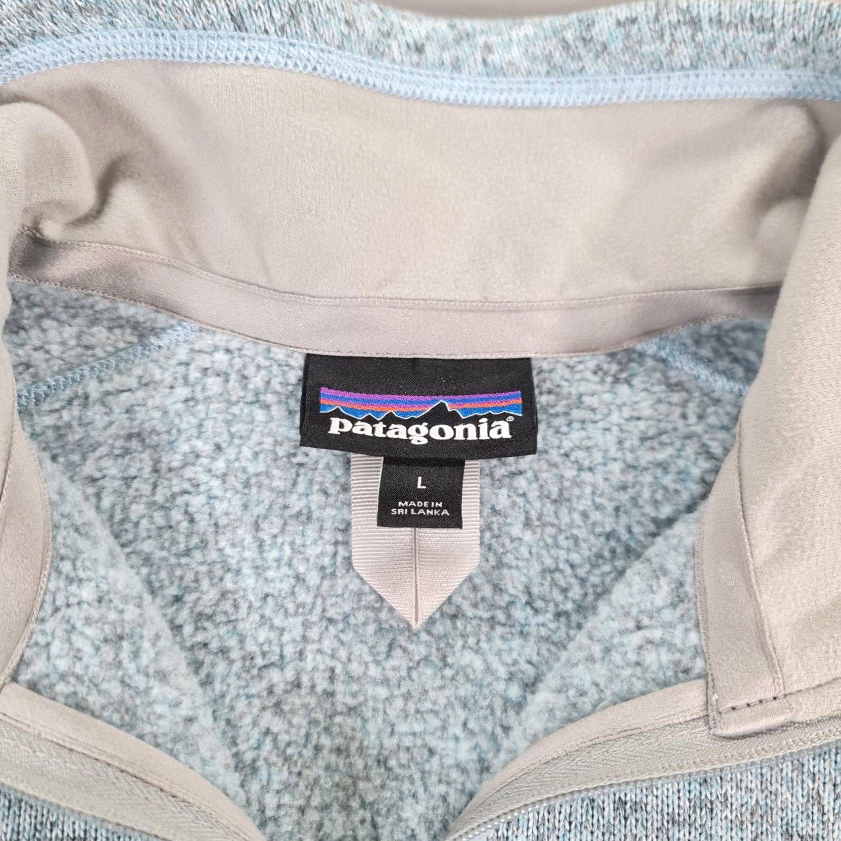 Patagonia Patagonia Womens Sweatshirt Blue Large 1/4 Zip Fleece Better Sweater Henley City Modern Sports Womens Size L / US 10 / IT 46 - 3 Thumbnail