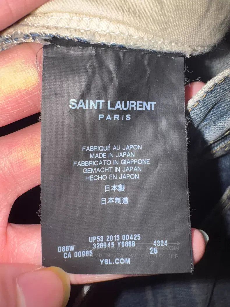 Saint Laurent Paris Saint Laurent Paris Ghost Claw Destroyed Big Ripped Denim Size US 26 / EU 42 - 6 Thumbnail