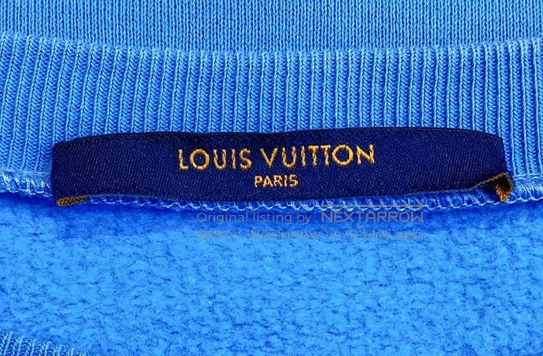 Louis Vuitton Louis Vuitton Blue printed hoodie Size US M / EU 48-50 / 2 - 6 Thumbnail