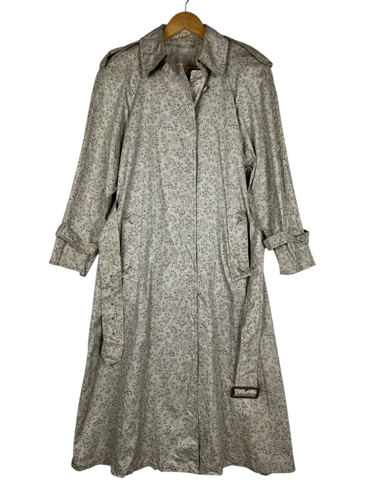 Aquascutum Aquascutum Paisley Trench Coat With Belt Made In England Size S / US 4 / IT 40 - 7 Thumbnail