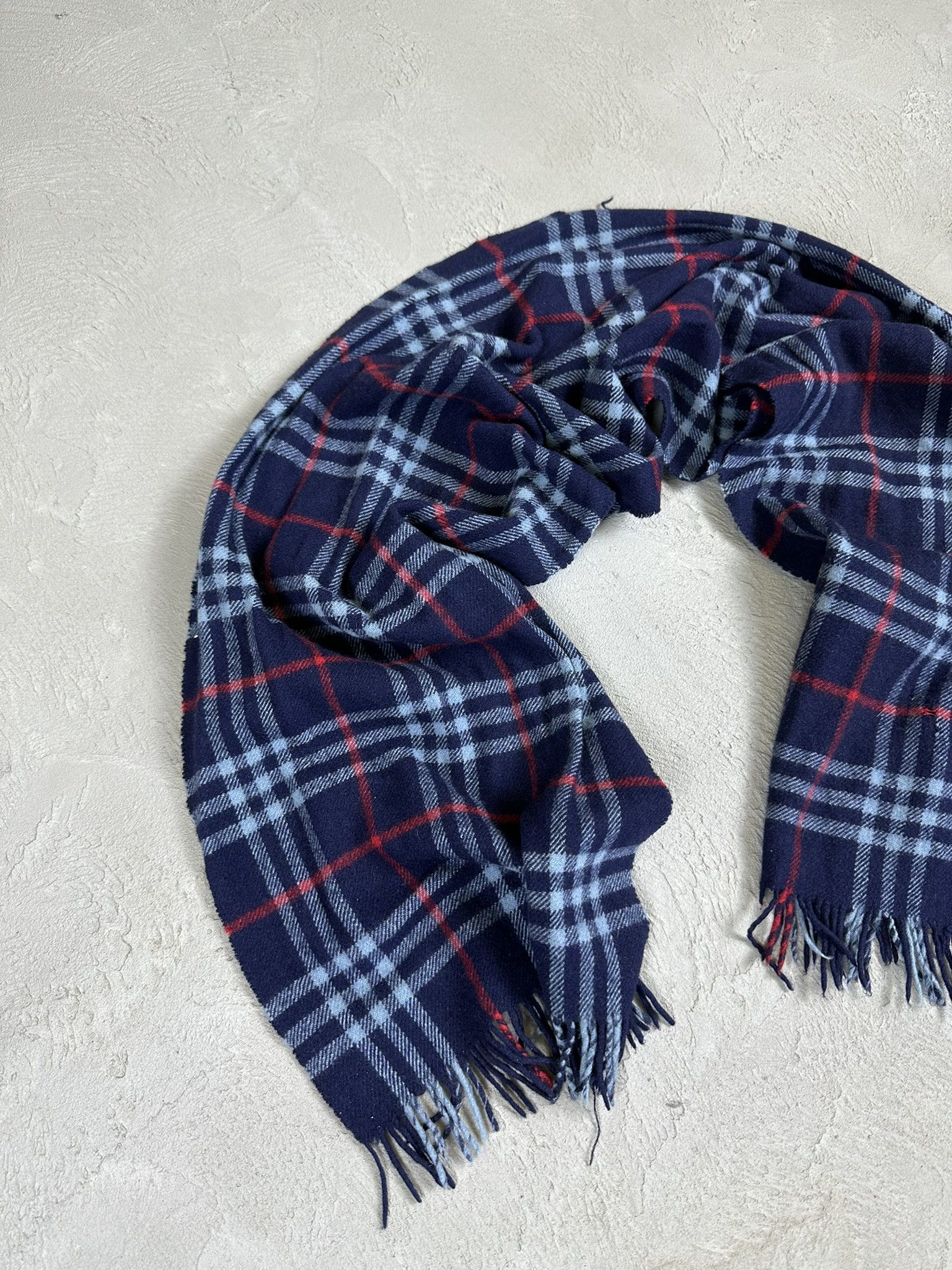 Burberry Vintage Burberrys Cashmere Novacheck Scarf Size ONE SIZE - 2 Thumbnail