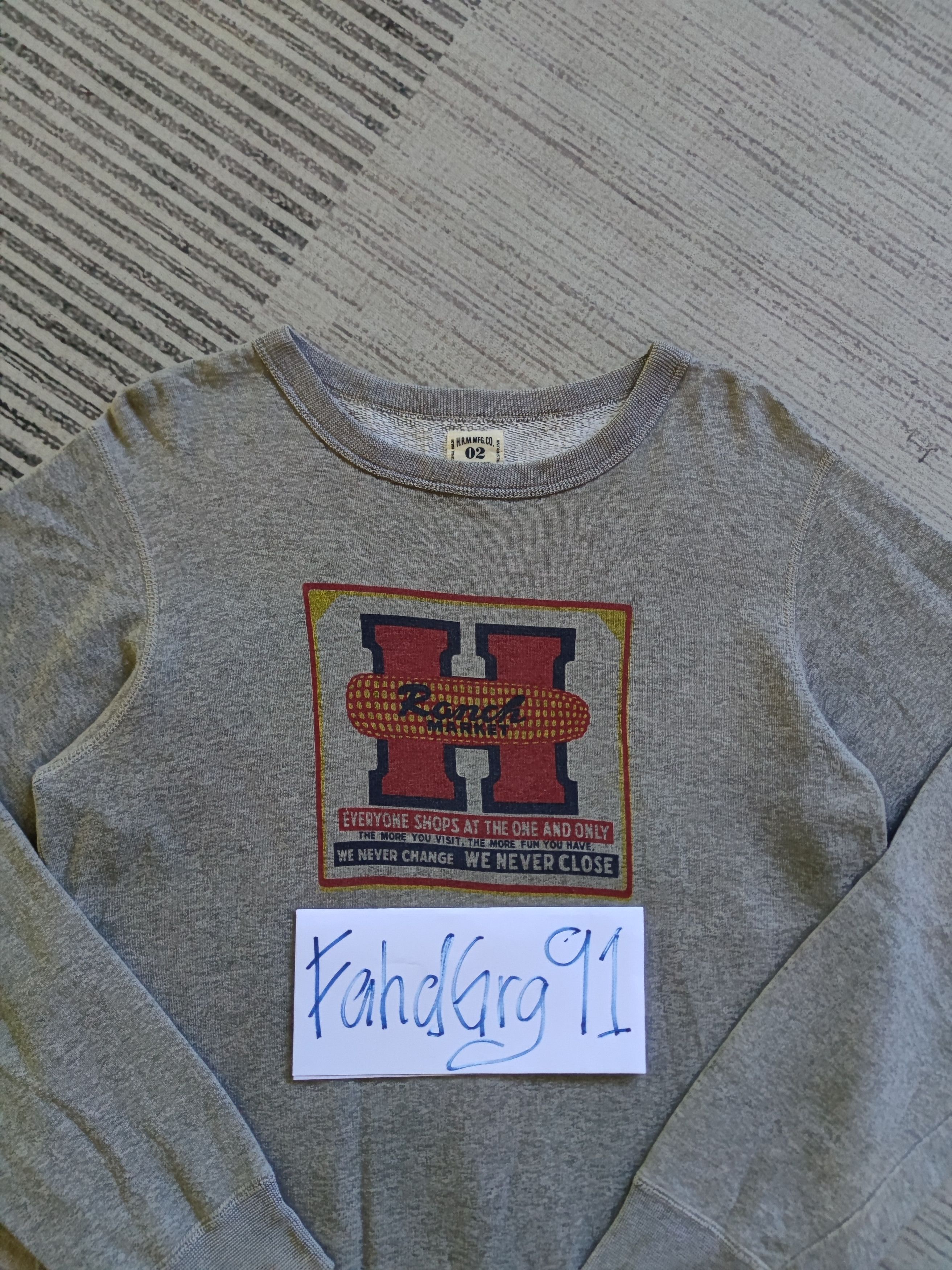 HOLLYWOOD RANCH MARKET Hollywood Ranch Market HRM Sweatshirt Size US M / EU 48-50 / 2 - 5 Thumbnail