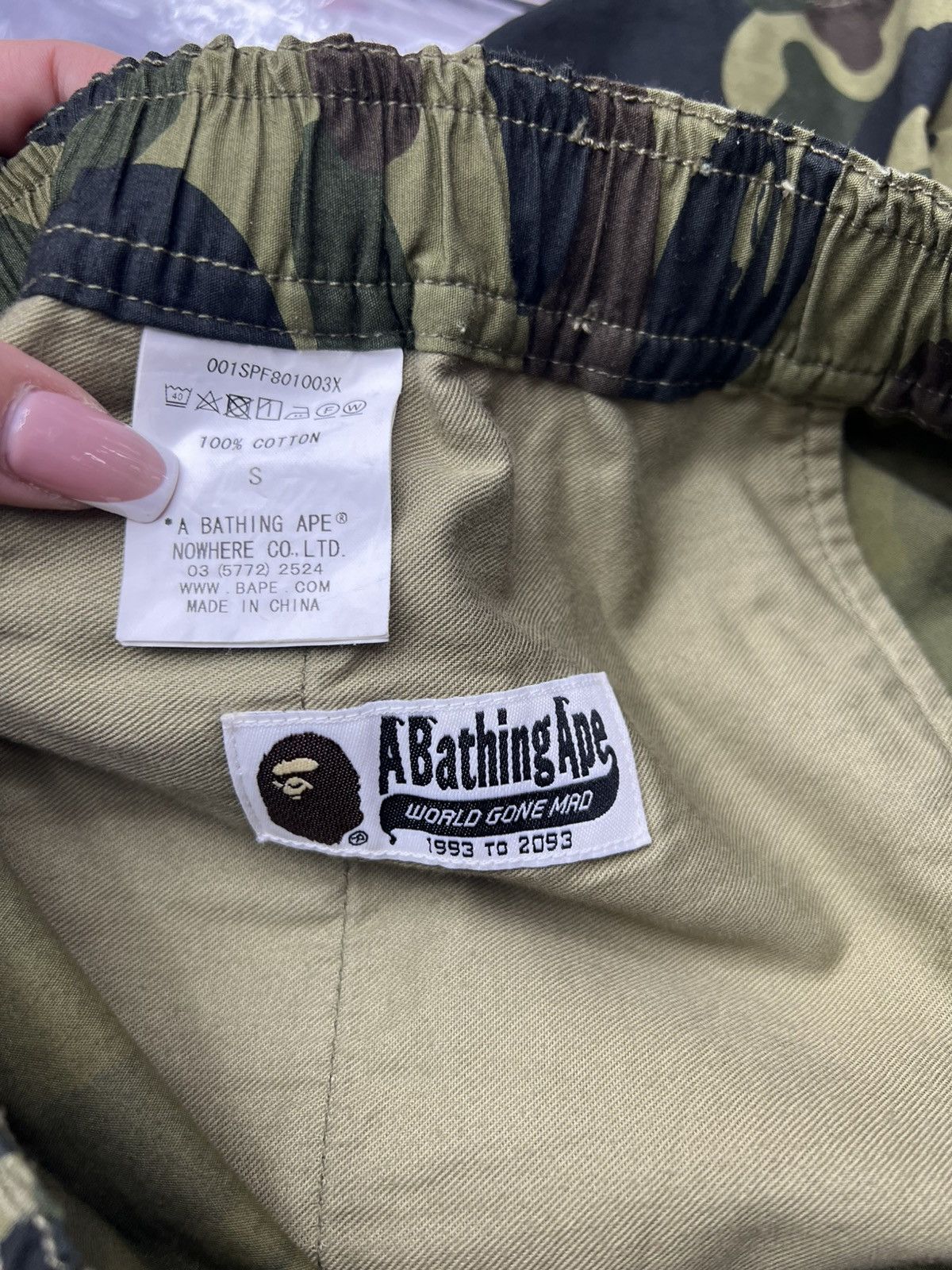 Bape Bape 1st Camo Green Shorts Size US 30 / EU 46 - 5 Thumbnail