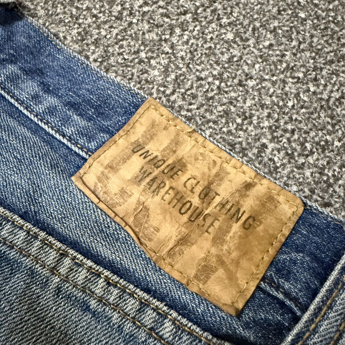 Warehouse Vintage 90s Japanese Denim Warehouse Dirty Destroyed Denim Size US 34 / EU 50 - 9 Thumbnail