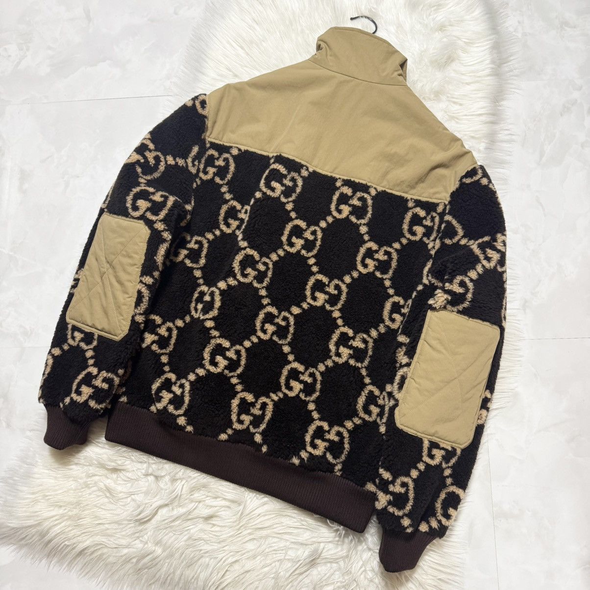Gucci with tags. Gucci Jacquard GG Pattern Sherry Line Half-Zip Size US S / EU 44-46 / 1 - 8 Thumbnail