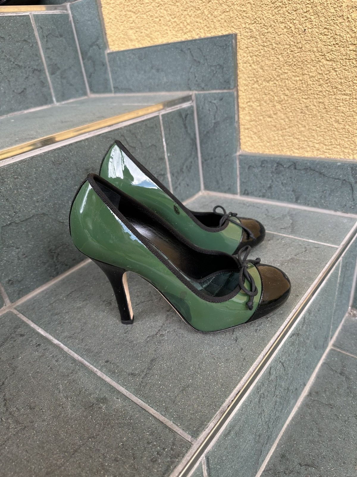 Dolce & Gabbana Dolce Gabbana Vintage Retro Rare Heels green size 36 Size US 6 / IT 36 - 5 Thumbnail