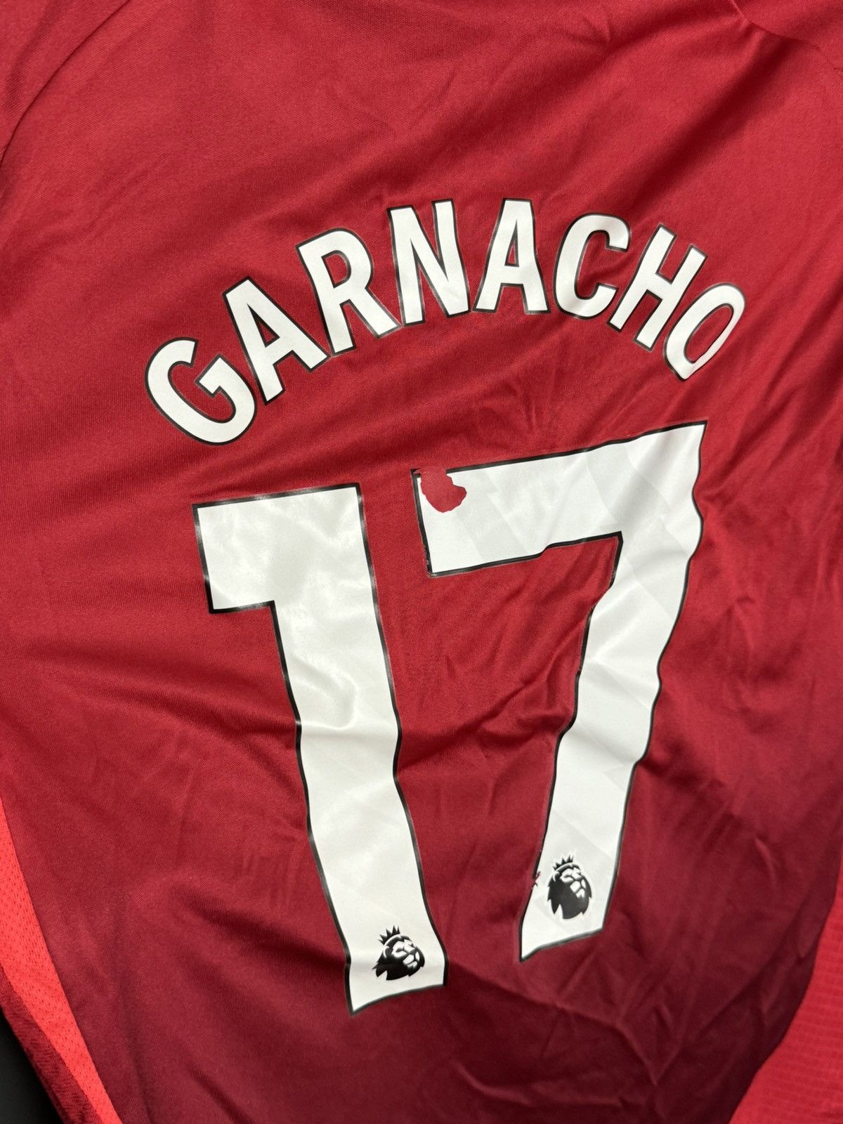Adidas KIDS Manchester United 24/25 Home Garnacho Football Jersey Size US XS / EU 42 / 0 - 3 Thumbnail
