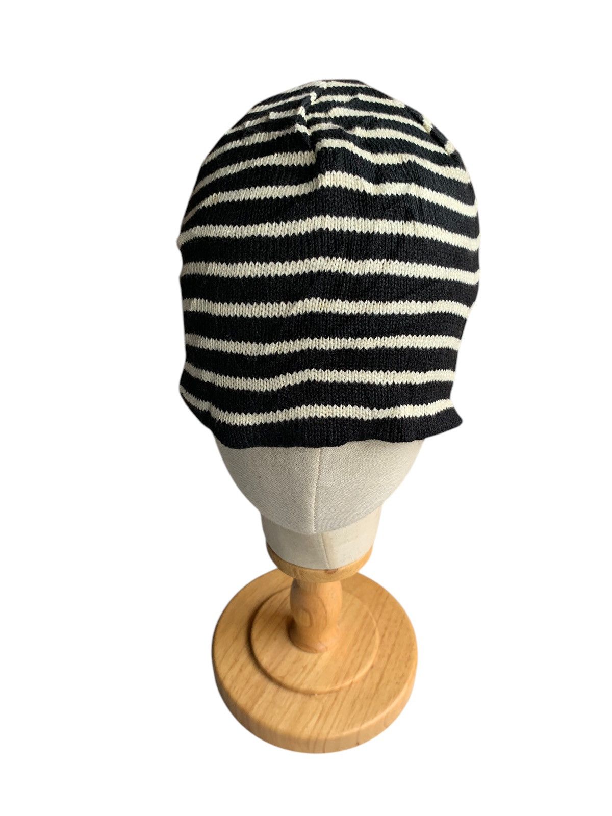 Japanese Brand × Vintage Stripe knitted Streetwear Winter Sessions Beanie hats Size ONE SIZE - 4 Thumbnail