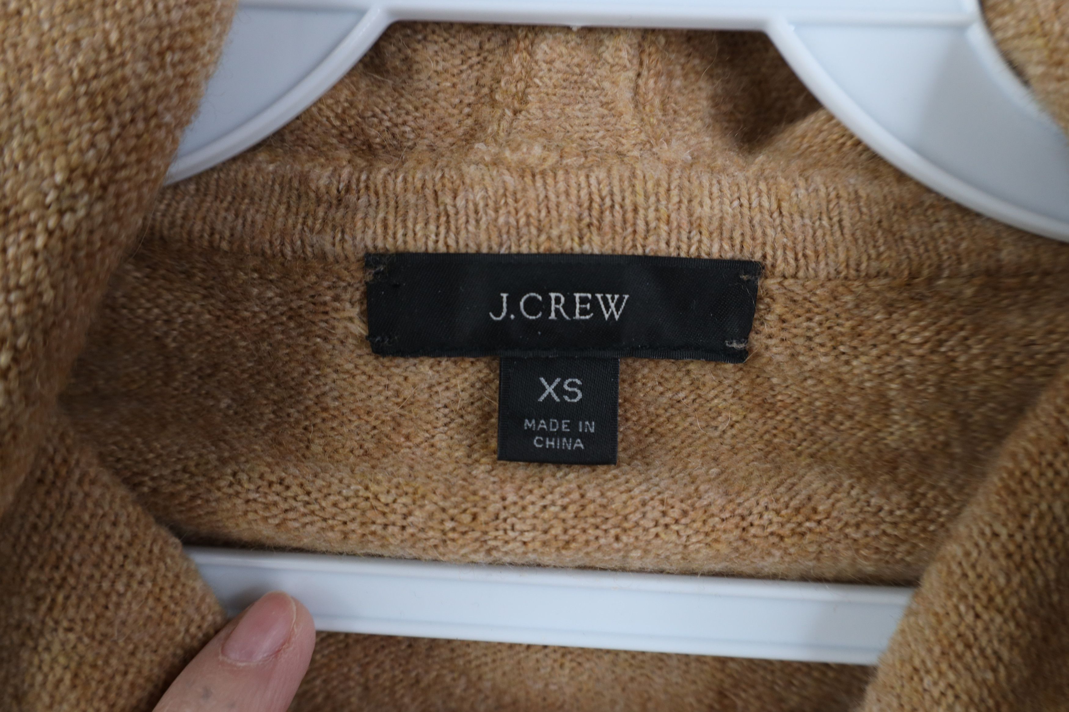 J.Crew J Crew Merino Wool Alpaca Supersoft Yarn Knit Hoodie Sweater Size XS / US 0-2 / IT 36-38 - 7 Thumbnail