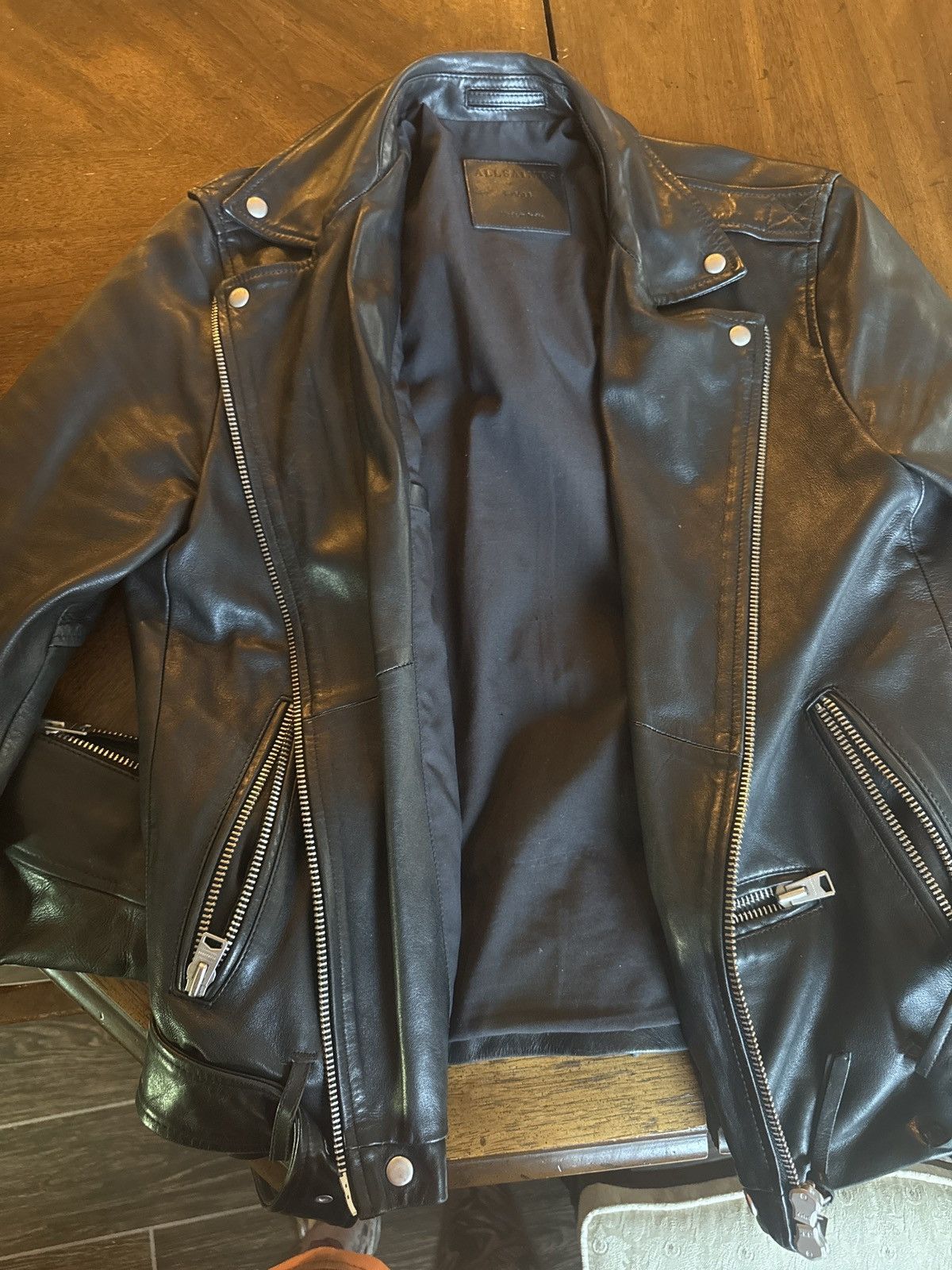 Allsaints All Saints lamb leather jacket Milo Size US S / EU 44-46 / 1 - 4 Thumbnail