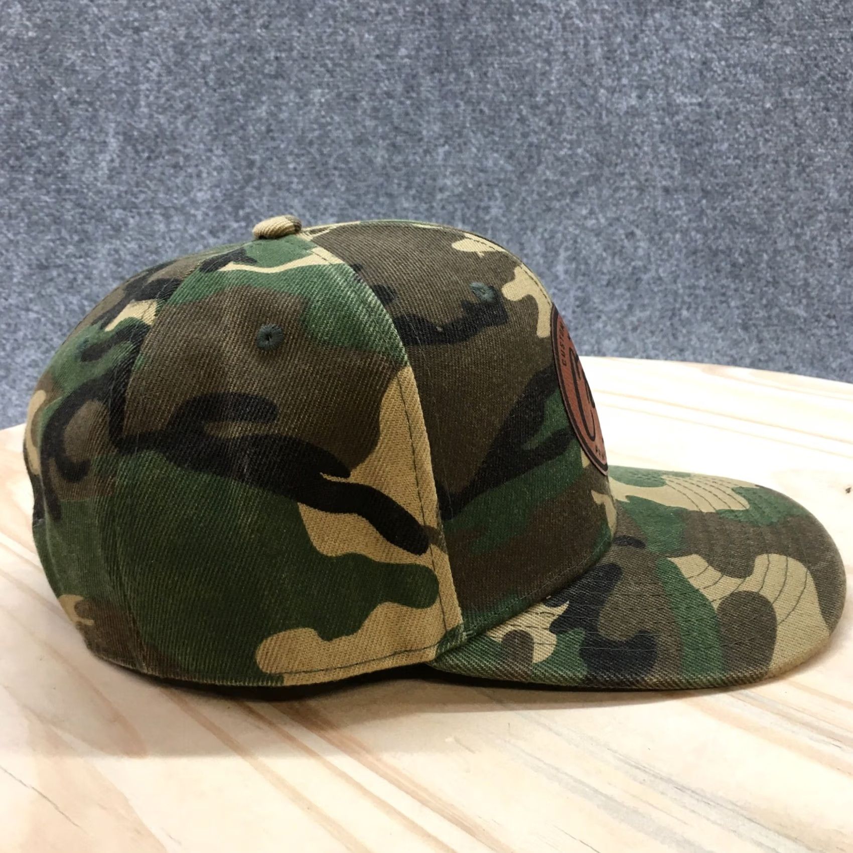Logo 7 Croig Minnesota Baseball Hat Mens Green Camo OS Adjustable Embroidered Logo Size ONE SIZE - 6 Thumbnail