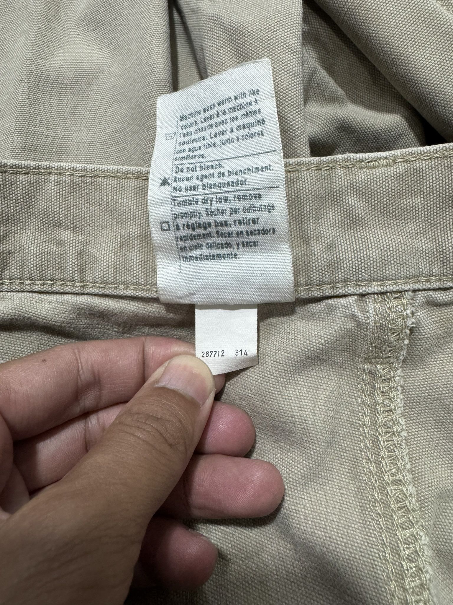 Carhartt × Carhartt Wip Vintage Carhartt Distressed Carpenter Pants Sun Faded Size US 32 / EU 48 - 8 Thumbnail
