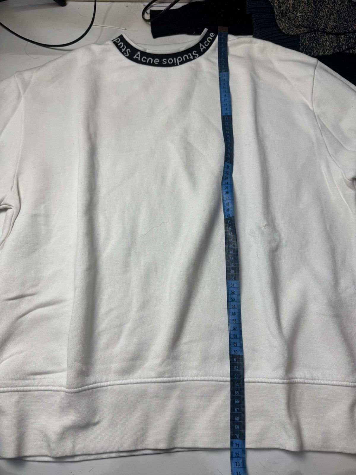Acne Studios Acne Studios Fulton Logo Rib Sweatshirt Size US S / EU 44-46 / 1 - 9 Thumbnail