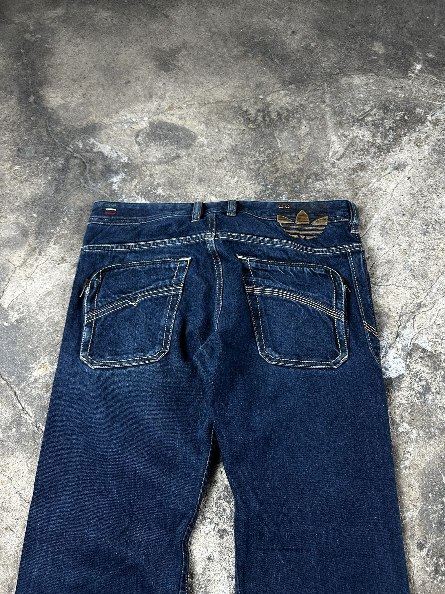 Adidas × Diesel Vintage Diesel x Adidas Bootcut Adi-Polak Oversized 2000s Size US 29 - 6 Thumbnail