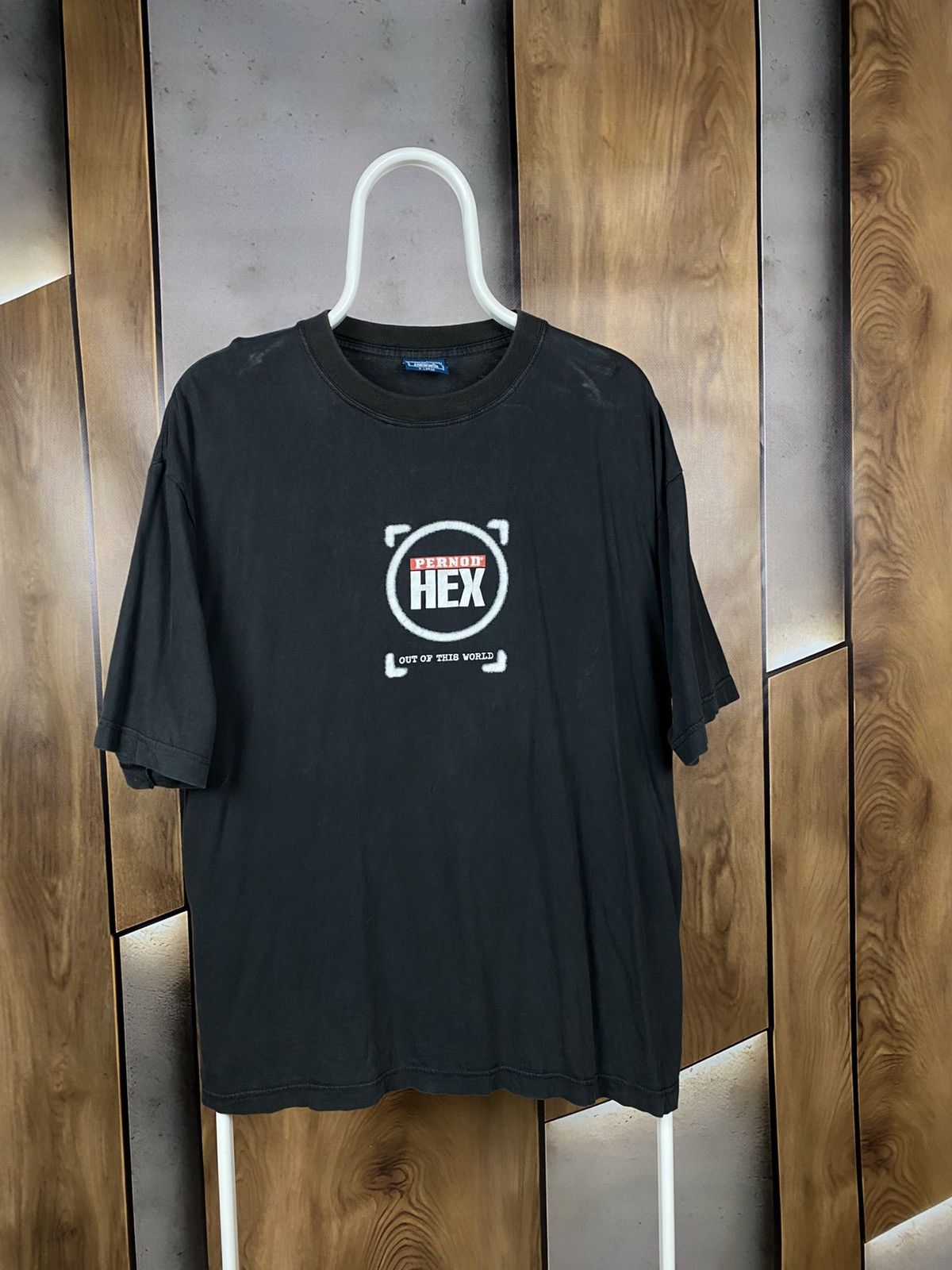 Vintage 🎞️Vintage 90s T-Shirt Pernod Hex Out Of This World VTG Tee🎞️ Size US XL / EU 56 / 4 - 1 Thumbnail