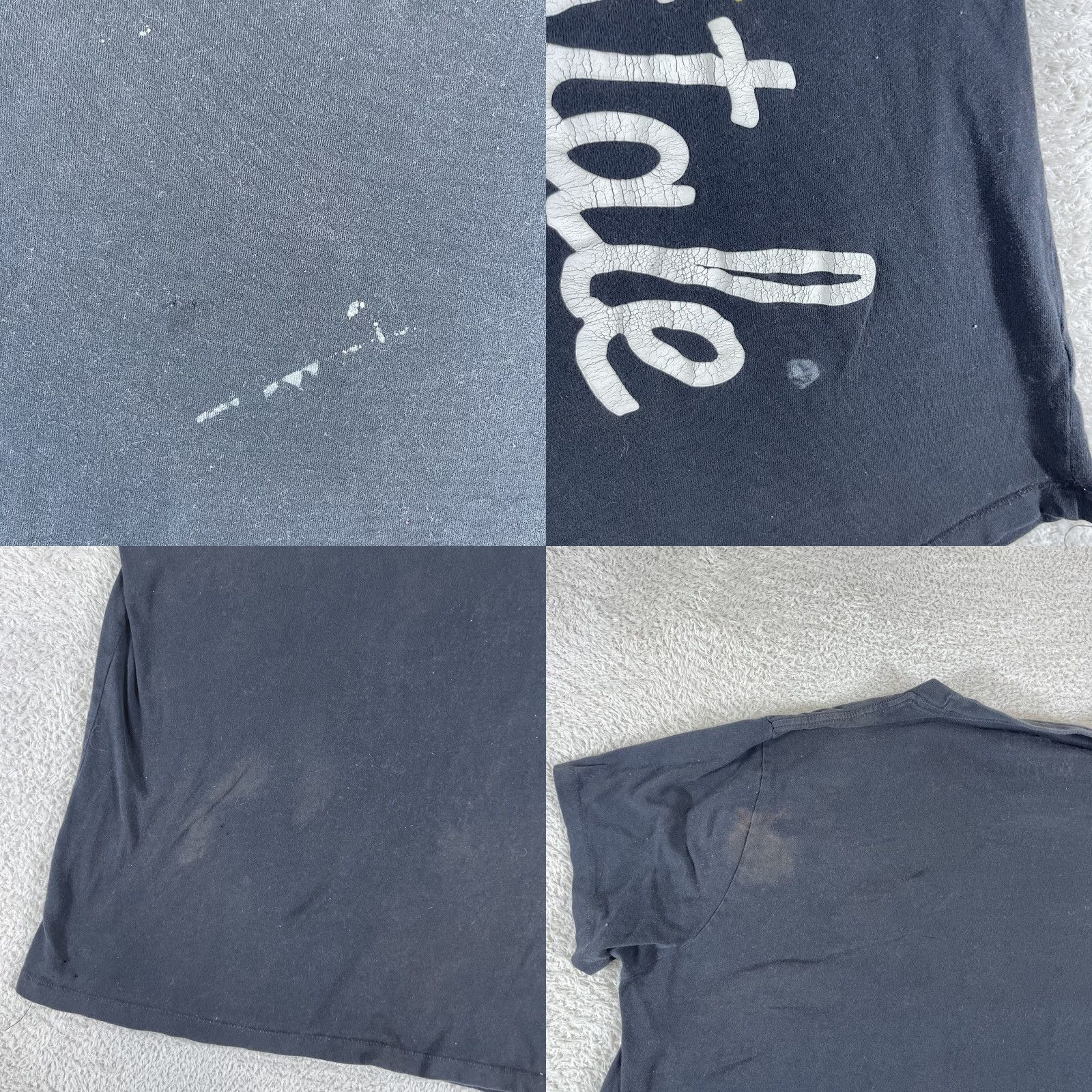Aeropostale VINTAGE Aeropostale T-Shirt Mens 2XL Black Y2K Surf Grunge 90s NYC Faded Paint Shirt Mens Black 2XL Size US XXL / EU 58 / 5 - 8 Thumbnail