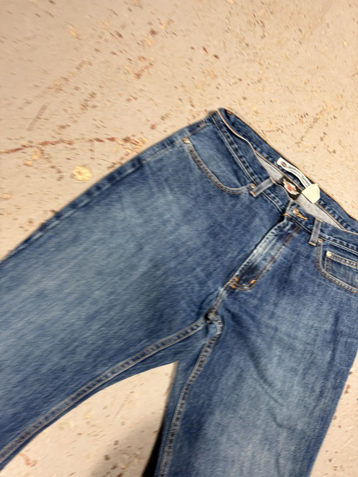 Harley Davidson Vintage Harley Davidson Denim Flared Bootcut Jeans Classic Size US 34 / EU 50 - 3 Thumbnail