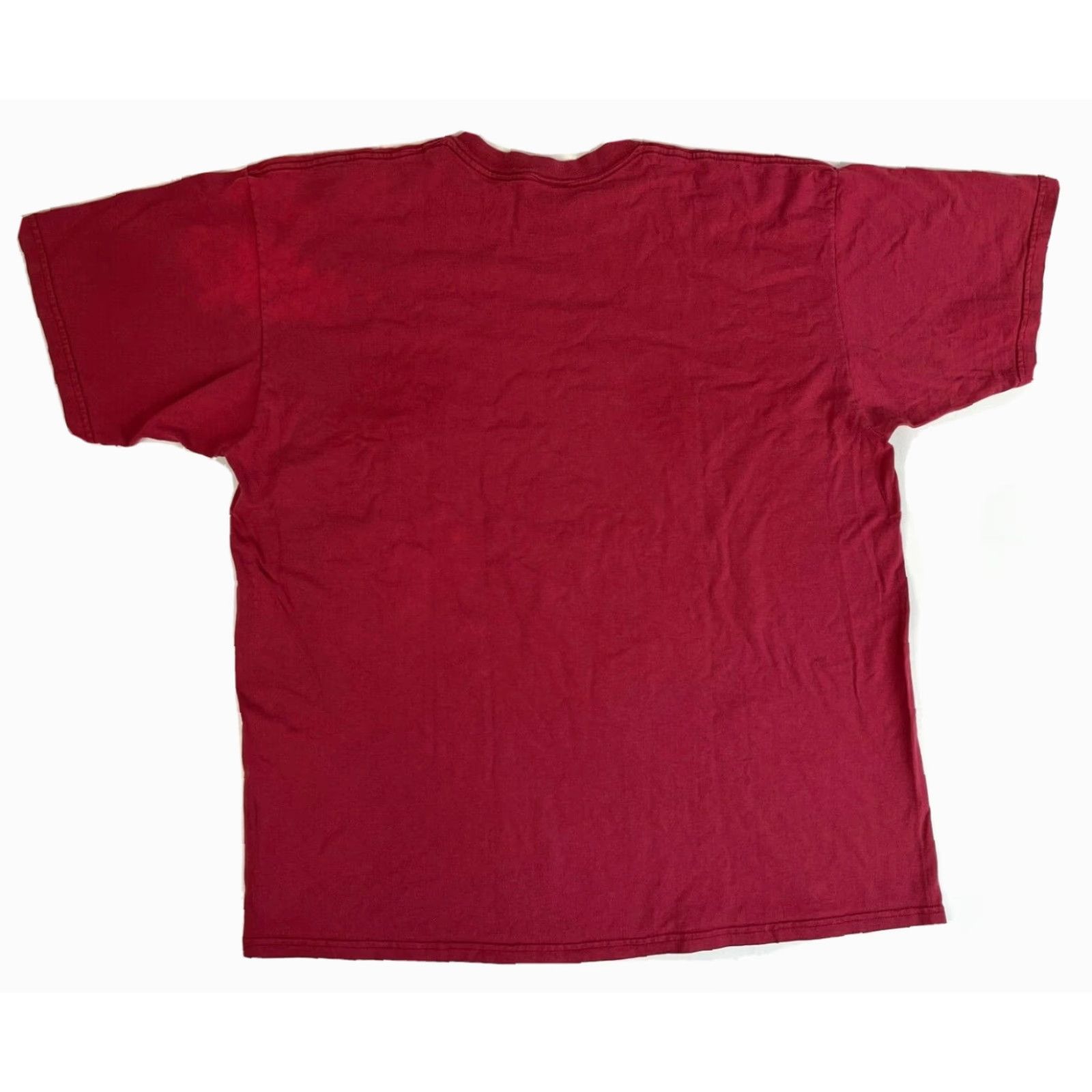 Nike Nike Men's 90s T-Shirt XL Red Cotton Embroidered Logo Made in USA Vintage Size XL Shirt Mens Size US XL / EU 56 / 4 - 2 Thumbnail