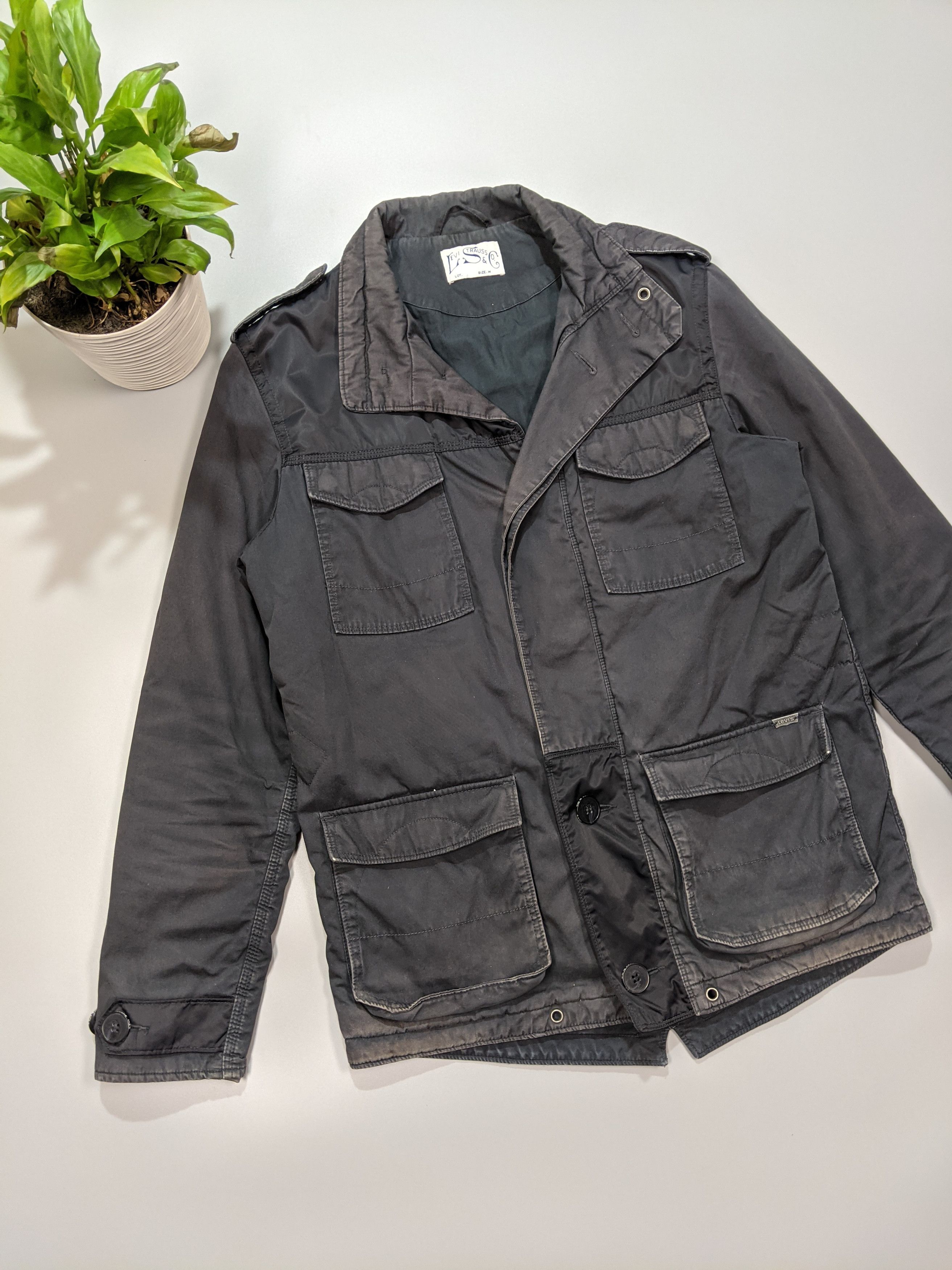 Levi's × Levi's Vintage Clothing LEVIS Vintage Men's Shabby Dark Grey Jacket Size M / US 6-8 / IT 42-44 - 2 Thumbnail