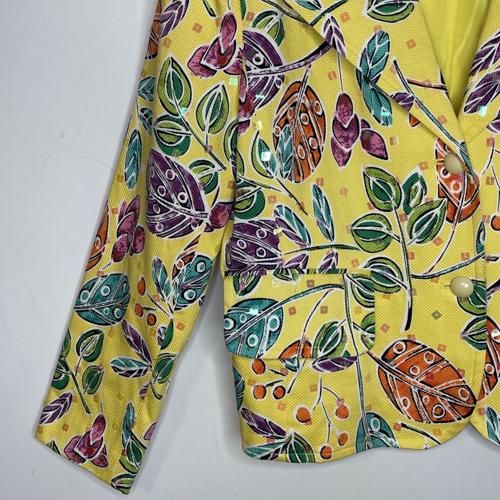 Other REDD Jeans 10 Denim JACKET Button-up Long Sleeves YELLOW Size L / US 10 / IT 46 - 5 Thumbnail