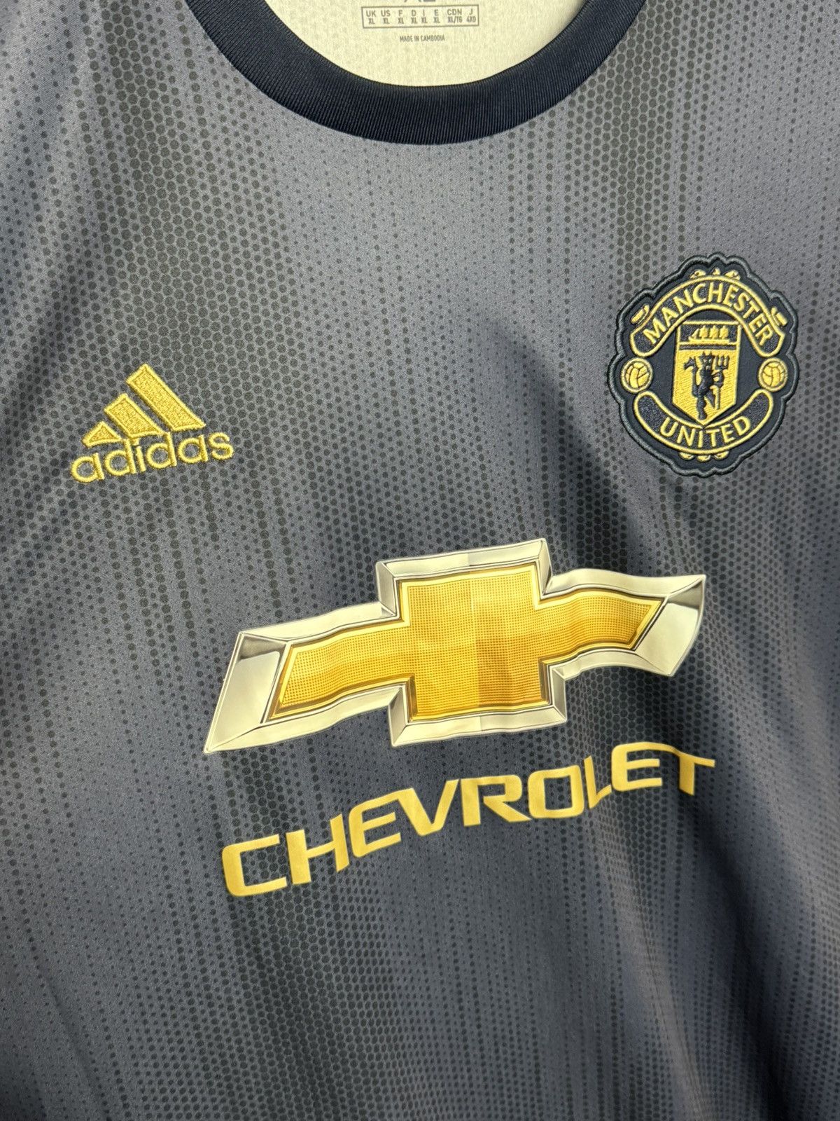 Adidas Manchester United 18/19 Third Football Jersey T-Shirt Size US XL / EU 56 / 4 - 3 Thumbnail