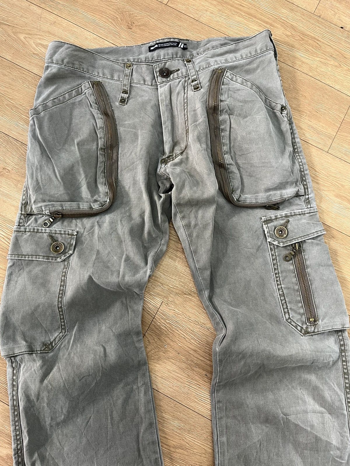 If Six Was Nine RARE PROKEDS FLARE JEANS BALENCIAGA STYLE BOOTCUT Size 32" / US 10 / IT 46 - 3 Thumbnail