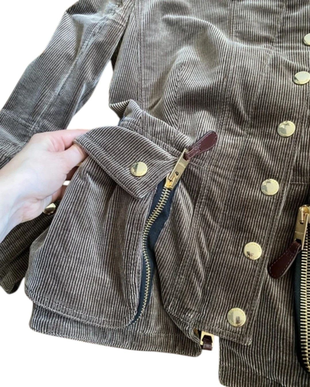 Burberry Prorsum F/W 2012 RUNWAY CORDUROY JACKET Size S / US 4 / IT 40 - 6 Thumbnail