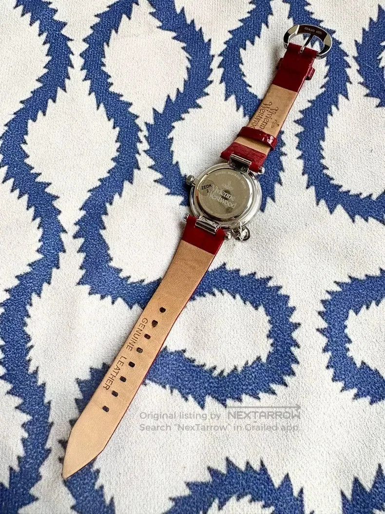 Vivienne Westwood Vivienne Westwood Red Crystal Saturn Watch . Size ONE SIZE - 3 Thumbnail
