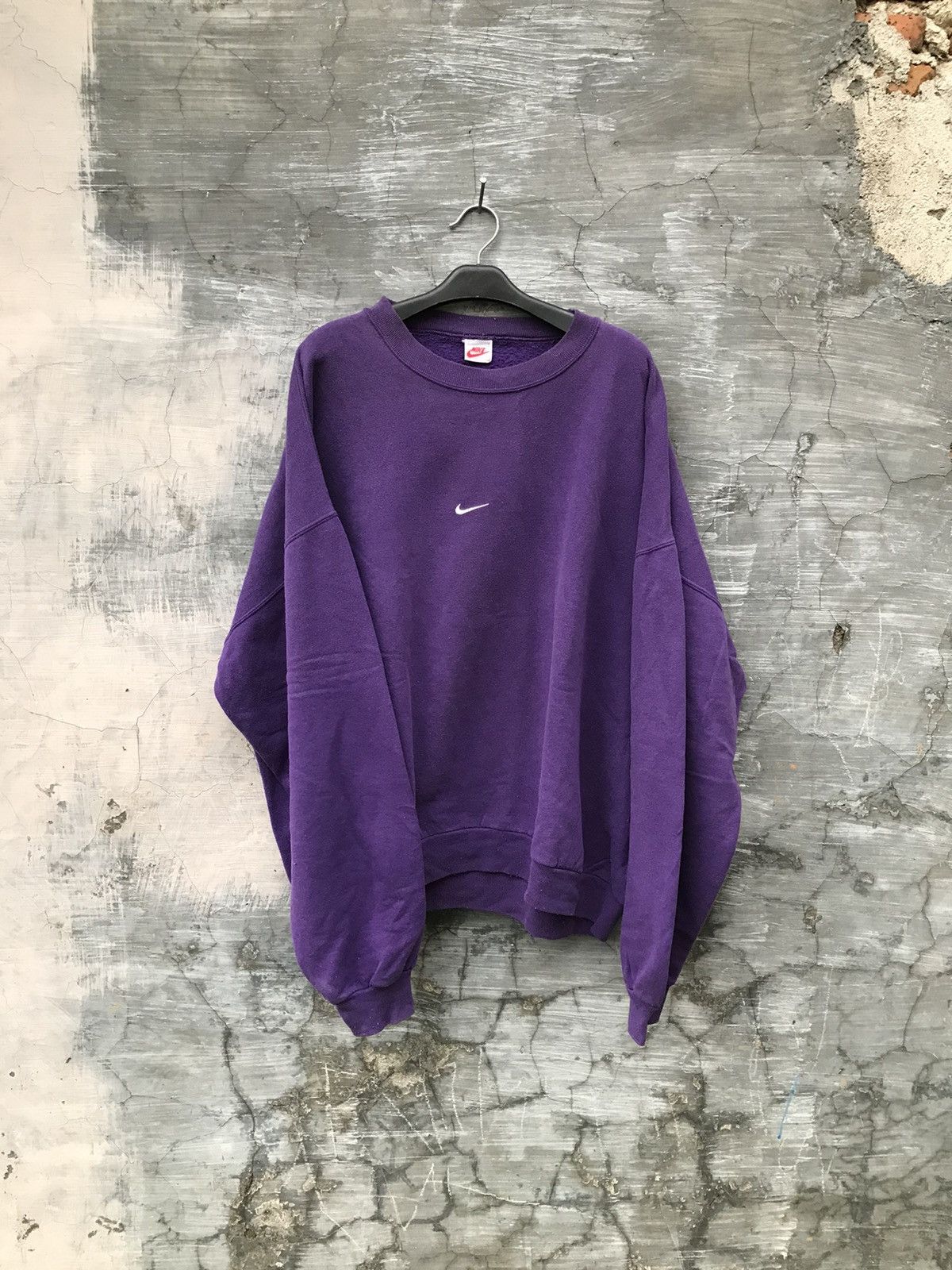 image of Nike Center Vintage Crewneck in Purple, Men's (Size XL)