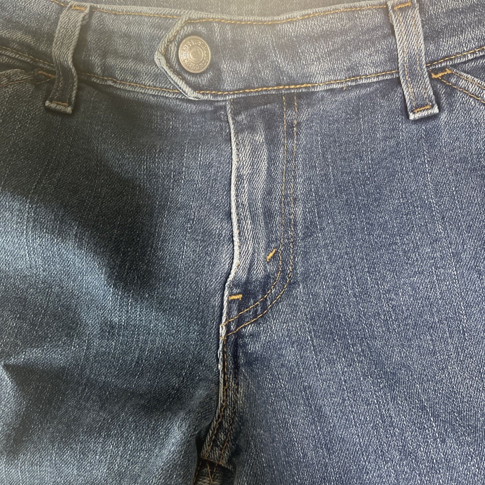 Levi's Levis 515 Capri Jeans Women's 12 M Blue Stretch Denim Size 34" / US 12 / IT 48 - 2 Thumbnail