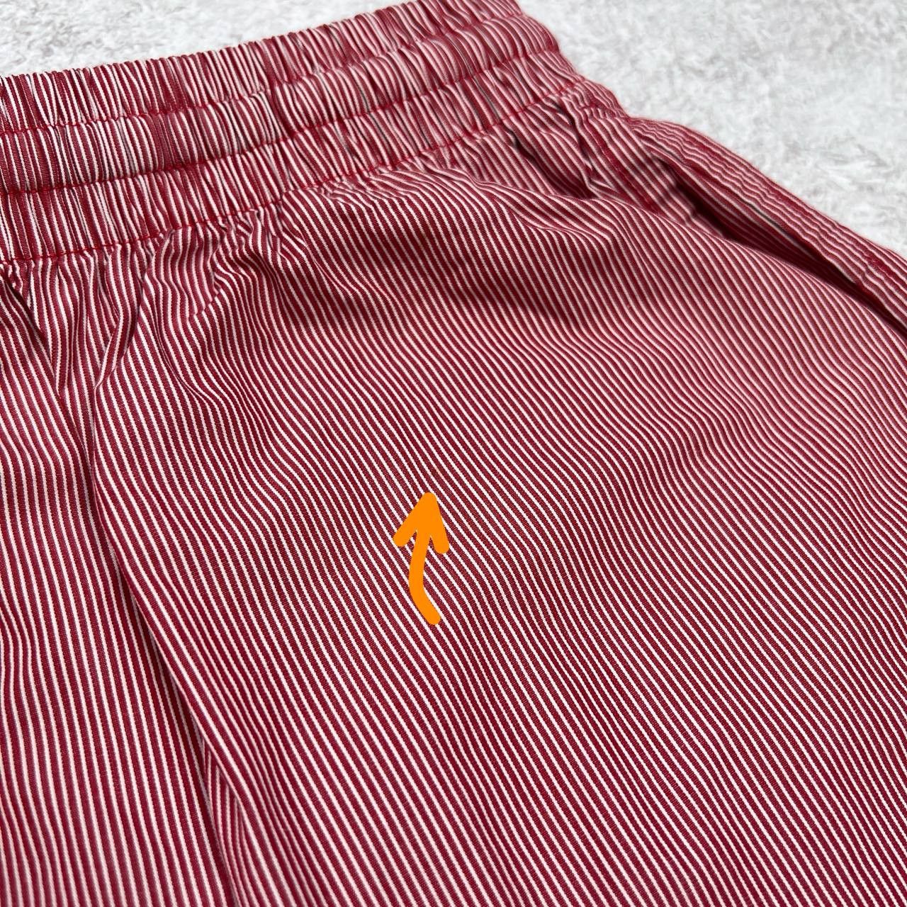 Ermenegildo Zegna Ermenegildo Zegna Swim Shorts Red Stripe Elastic Waist Size US 28 / EU 44 - 5 Thumbnail