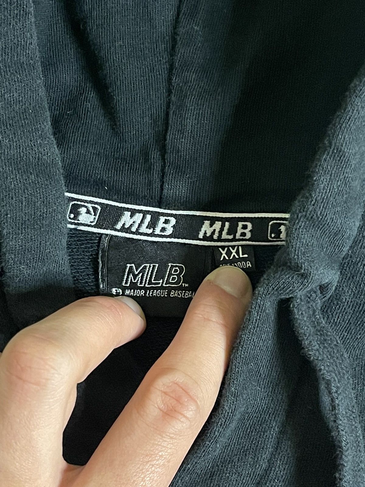 MLB × New York Yankees MLB New York Yankee Hoodies Jacket Zipper Big Logo Striped Size US XXL / EU 58 / 5 - 4 Thumbnail