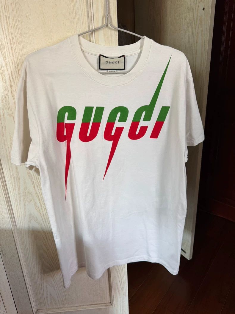 Gucci Gucci Blade letter print short sleeves 2503-Nextarrow Size US M / EU 48-50 / 2 - 1 Thumbnail