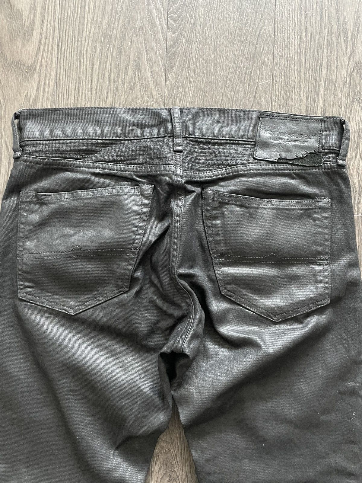 Denim & Supply Ralph Lauren Waxed D&S biker denim Size US 32 / EU 48 - 4 Thumbnail