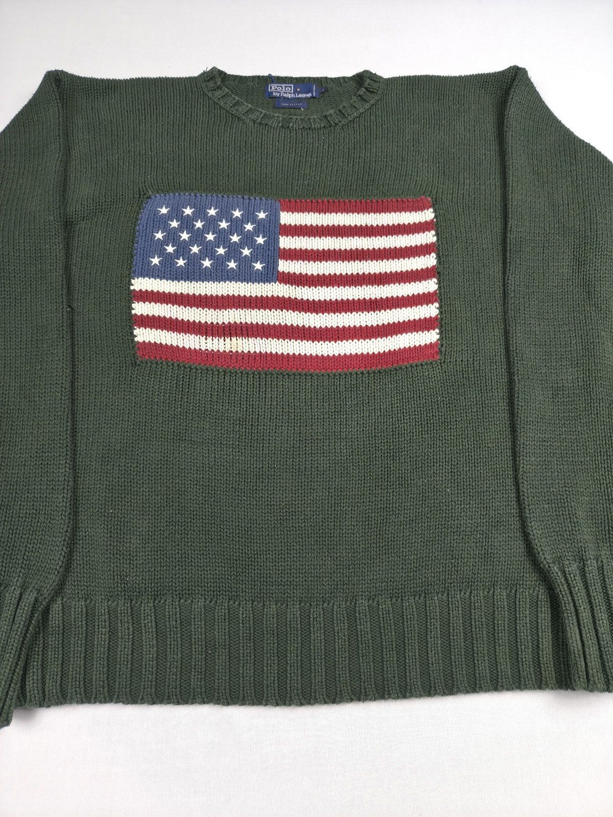 Polo Ralph Lauren Polo Ralph Lauren Flag Sweater (048) Size US M / EU 48-50 / 2 - 2 Thumbnail