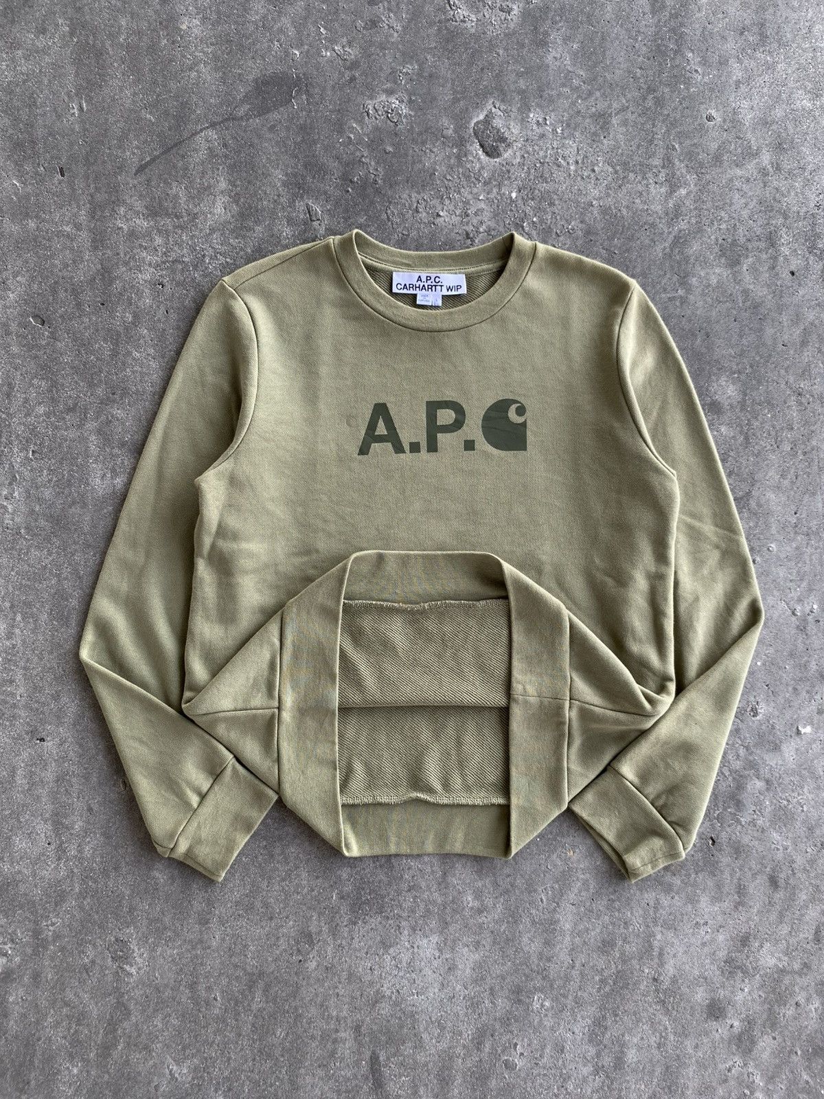A.P.C. × Carhartt × Carhartt Wip APC X Carhatt Crewneck Size US L / EU 52-54 / 3 - 4 Thumbnail