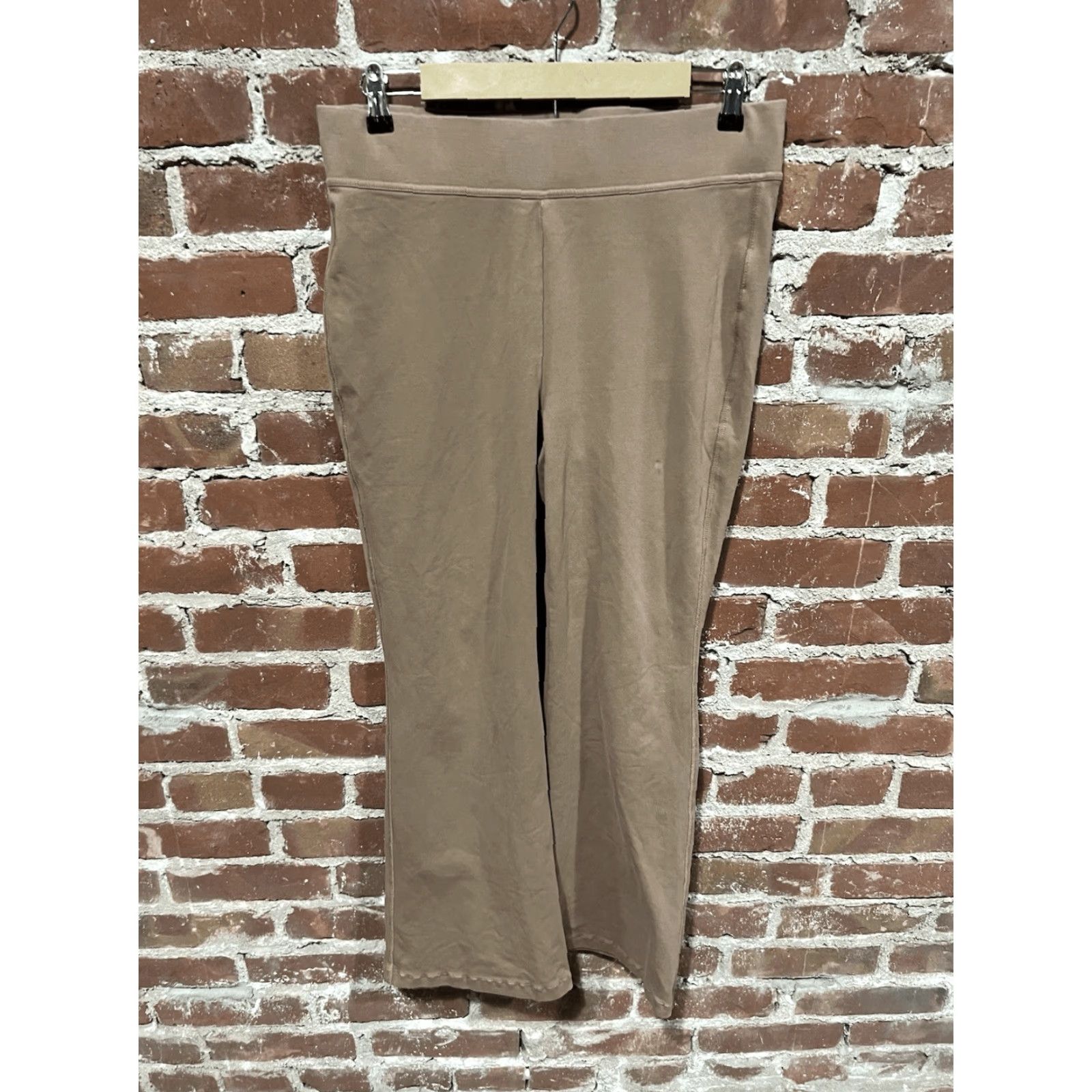 Lands' End Lands End Women’s Brown Flared Pull On Legging Pants Cropped M Size 32" / US 10 / IT 46 - 2 Thumbnail