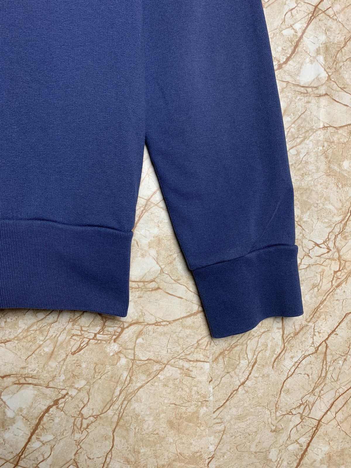 CLOSED Closed Slim Fit Basic Dark Blue Hoodie Avant Garde Size US M / EU 48-50 / 2 - 7 Thumbnail