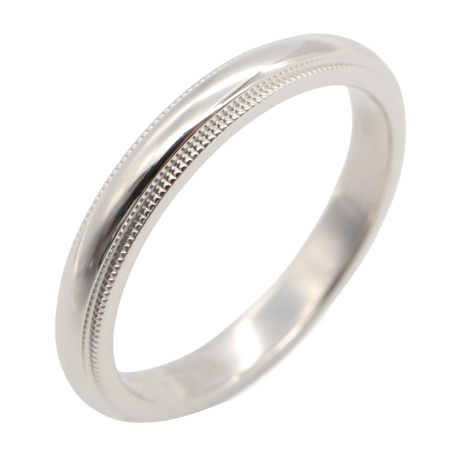 Tiffany & Co. Tiffany Co Milgrain Bundling Ring Pt950 Platinum Silver Size ONE SIZE - 1 Thumbnail