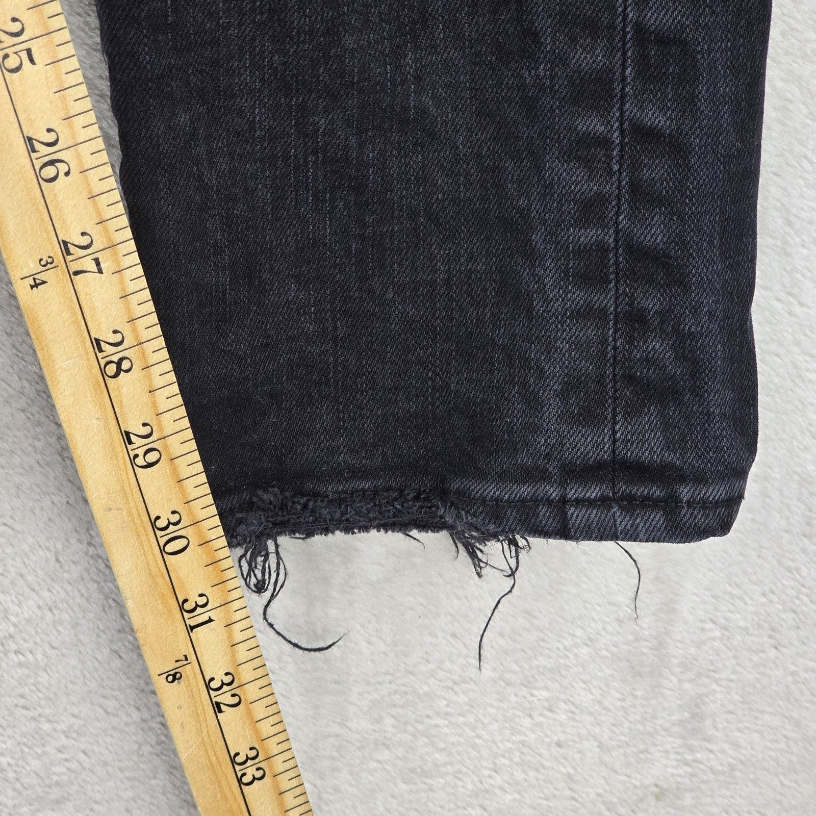 Purple Brand Purple Brand Jeans Mens 33x30 Black P001 Distressed Slim Fit Size US 33 - 15 Thumbnail