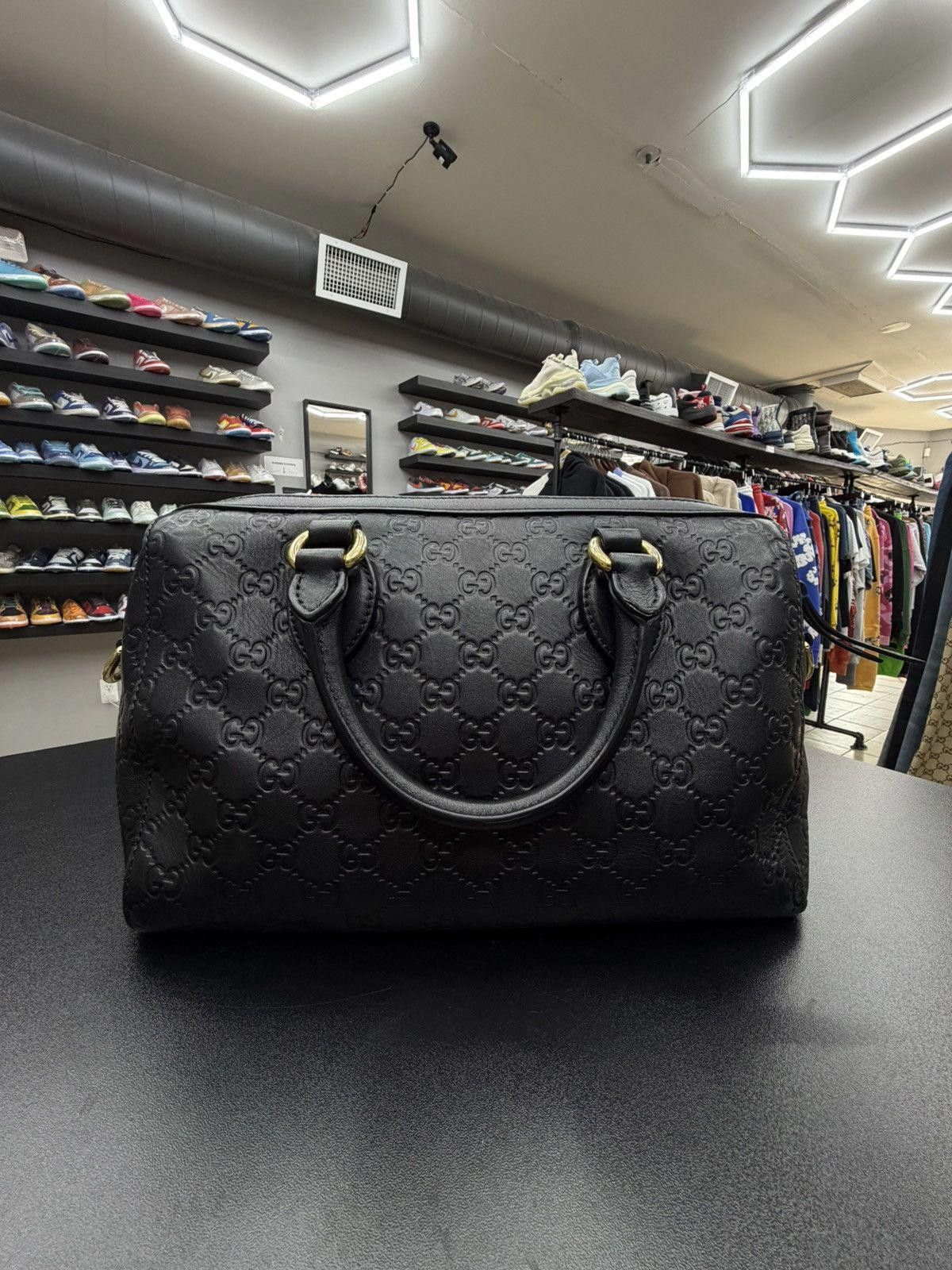 Gucci Gucci Boston Bag Guccissima Leather Medium Retail $1980 Size ONE SIZE - 1 Thumbnail